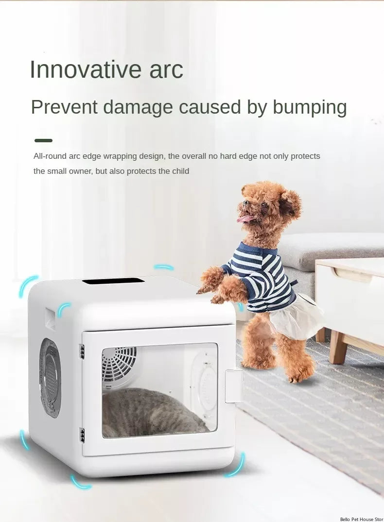 Household Pet Drying Box Pet Water Blower and Hair Dryer Box Pet Dry Room Cat and Dog Dryer Multifunctional Pet Hair Dryer