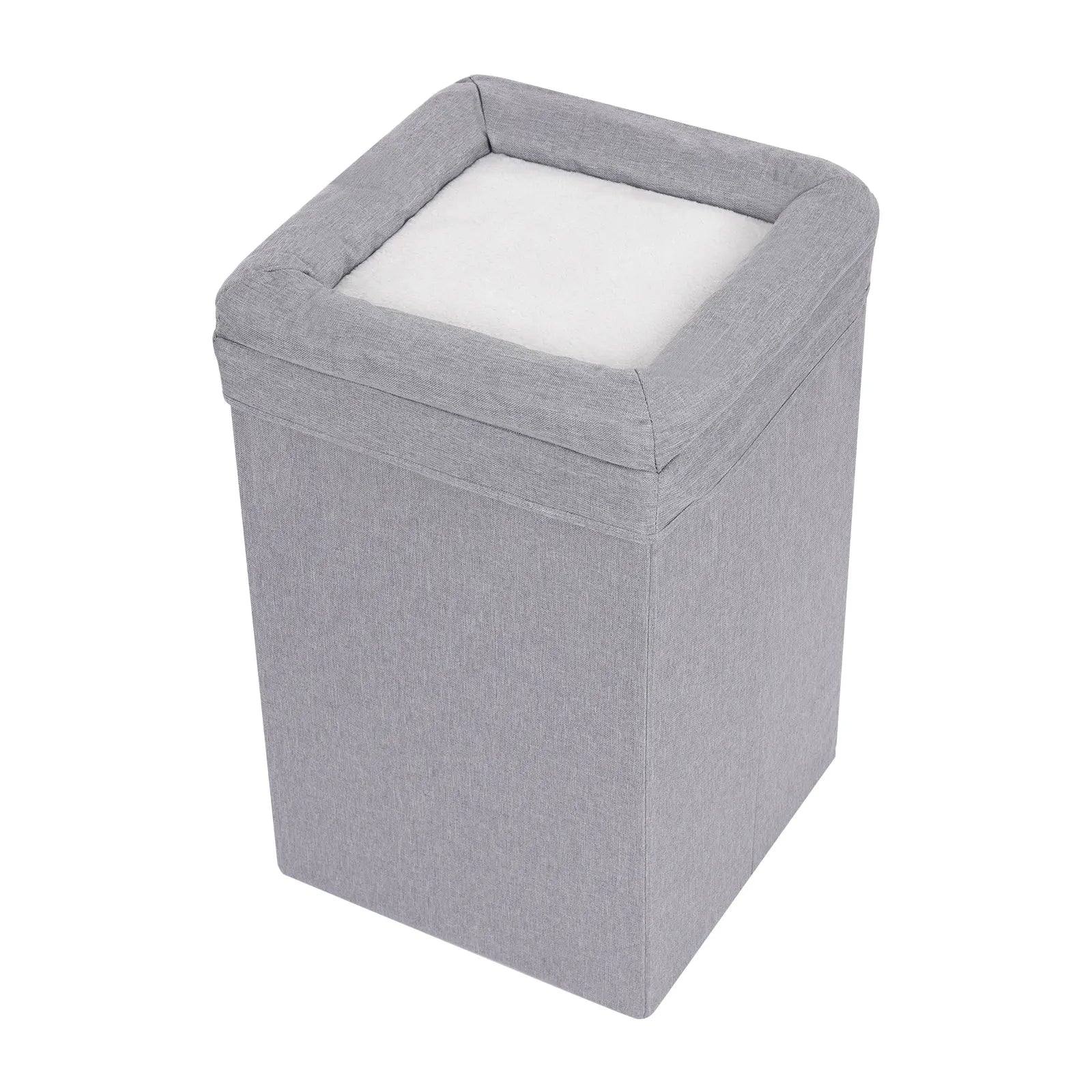 Cat House, Indoor Cat Bed, Cute Modern Cat Apartment, Folding Cat Nest - Grey，for Home Use, Pet Shop