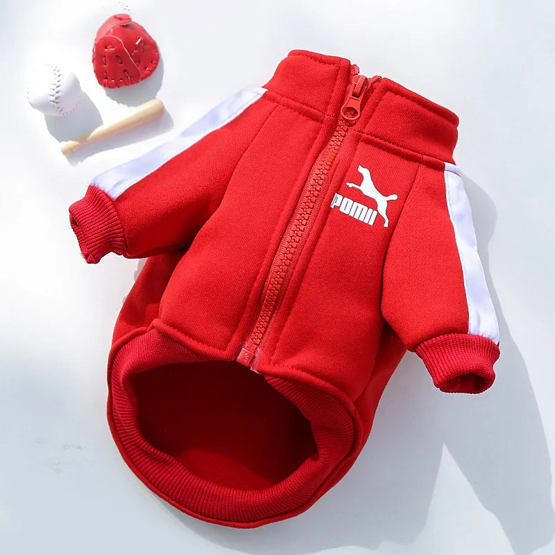 Manufacturer Customizes Pet Clothes for Autumn and Winter, Warm Trendy Brand Sweatshirts with Letters for Dogs and Cats, Small, Medium and Large Dog Supplies