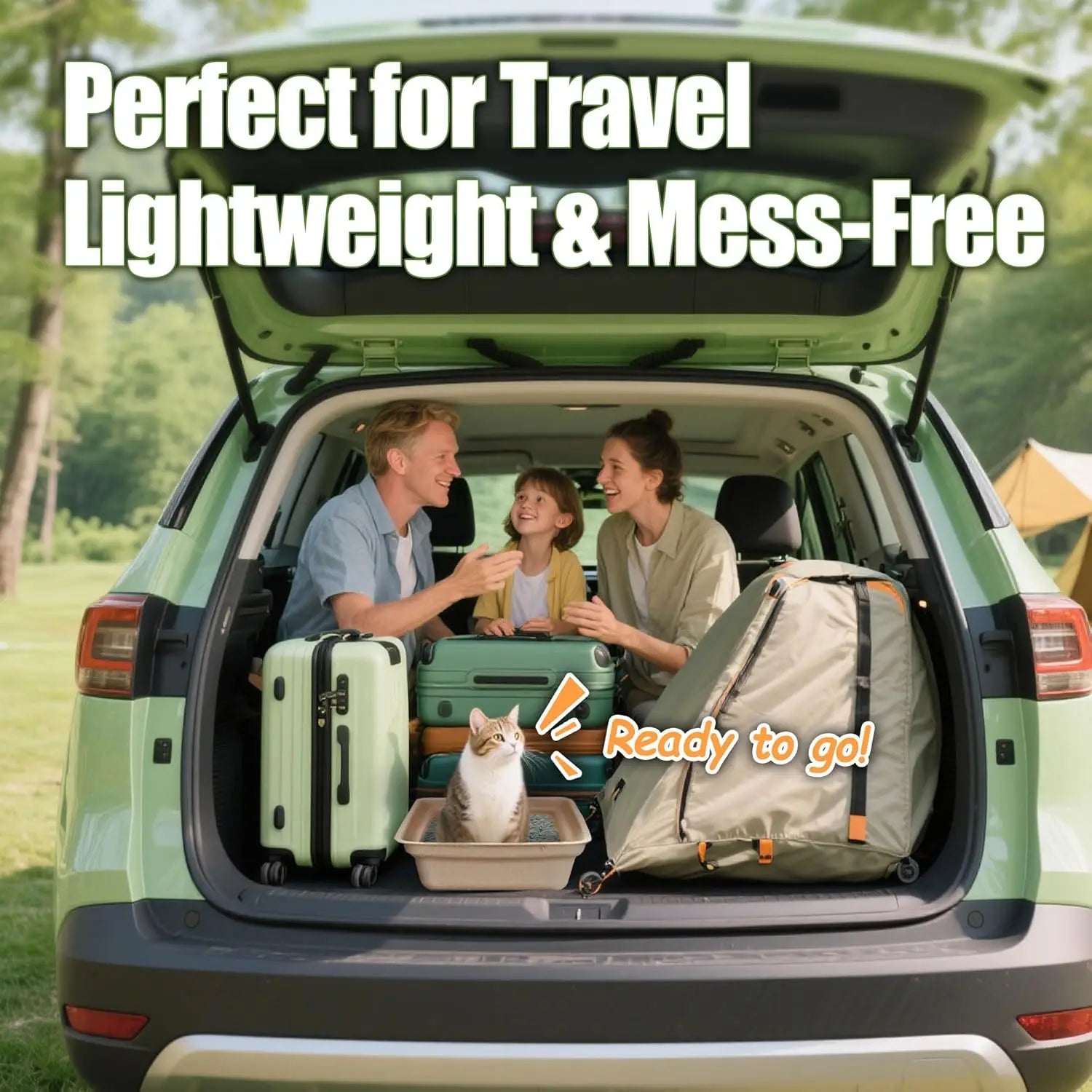 Large Disposable Cat Litter Boxes 4/6/8-Pack Leak-Proof for Indoor Travel Use Standalone or as Liner