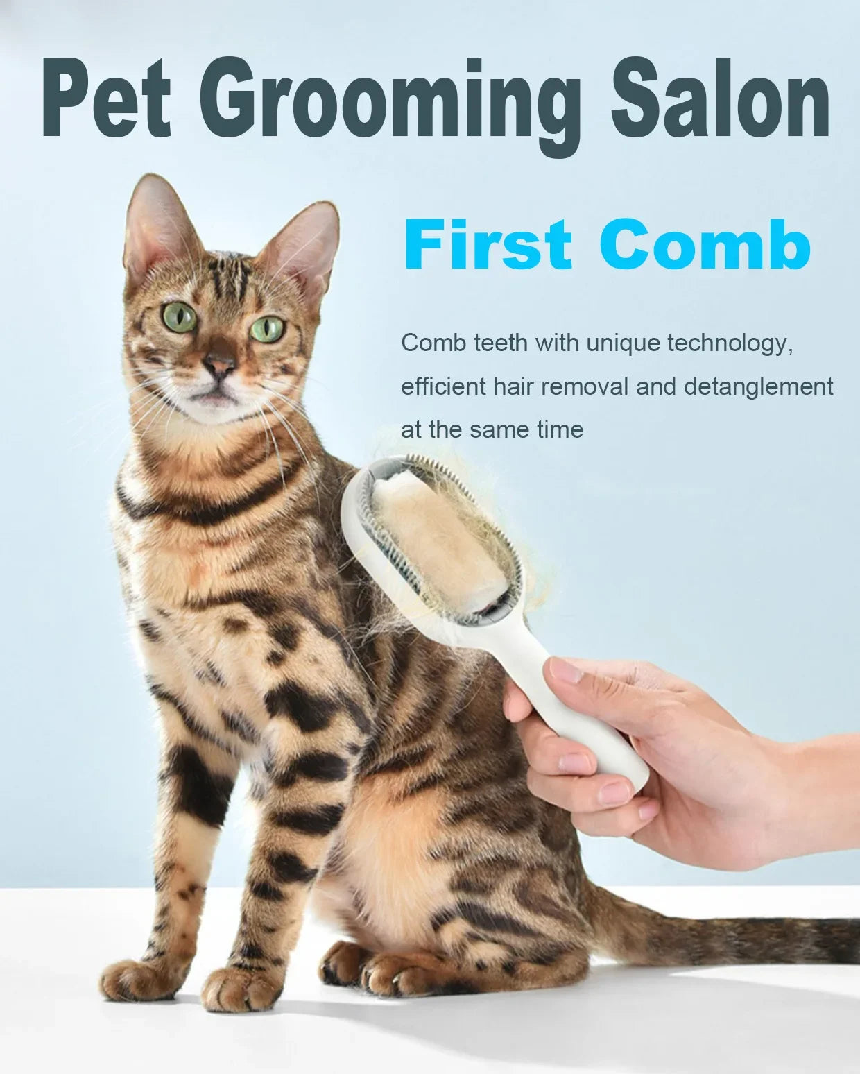 Pet Products Cat Comb for Cats Pet Hair Remover Brush Dog and Cat  Brush Accessories dogs Animal Cat Massage Grooming Wool Brush