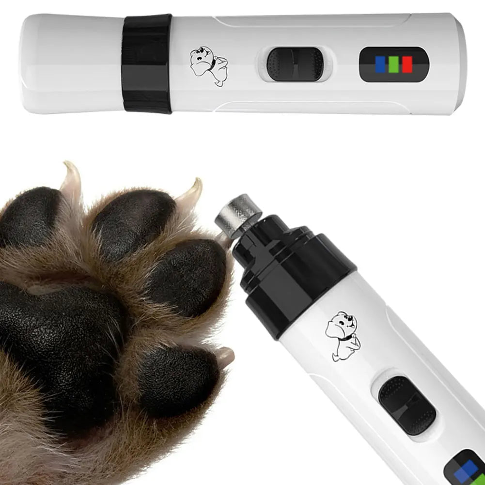 Electric Pet Nail Trimmer Rechargeable Pet Nail Grinder Dog Nail Trimmer Suitable for Small Middle Large Dogs and Cats