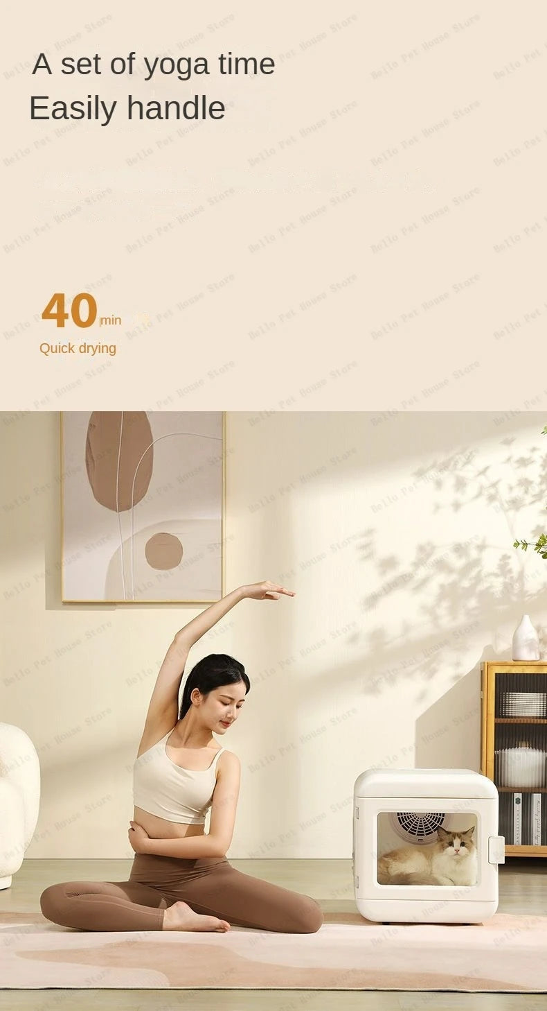 Household Pet Drying Box Water Blower Blowing Box Cat & Dog Dryer Intelligent Drying Box Sterilizable Dog Dryer Machine