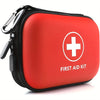 Mini First Aid Kit, Water-Resistant Hard Shell Small Case-Home, Office, Camping, Hiking, Car，Empty box only, no tools, medicine