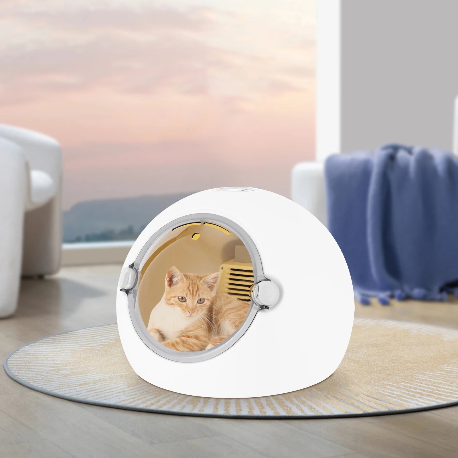 Automatic Pet Dryer Machine Cat Dogs Dryer Box 600W/1000W/2800W Smart Dryer Water Blower Adjustable Blow-Dryer for Pet Grooming