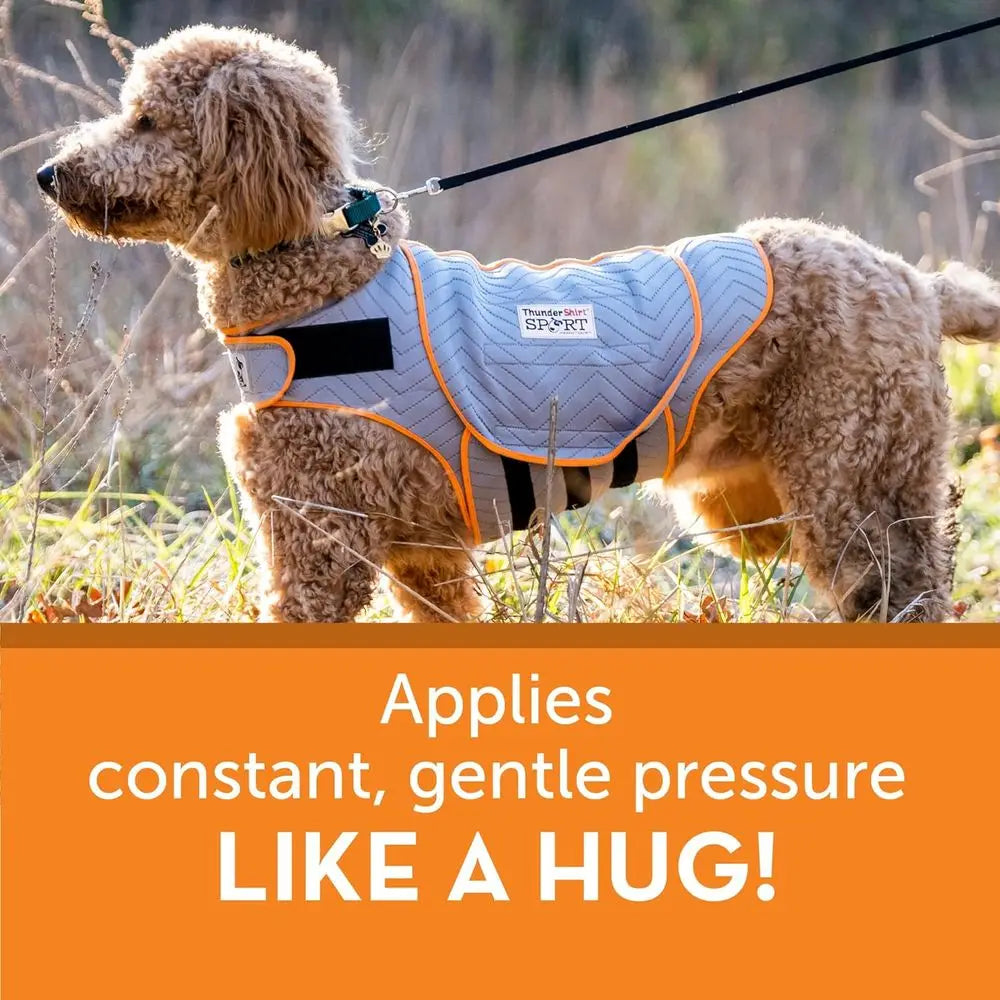ThunderShirt for Dogs, X Large, Platinum Sport - Dog Anxiety Relief Calming Vest