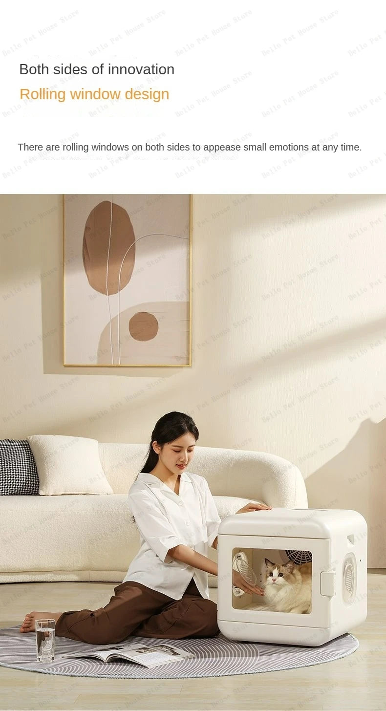 Household Pet Drying Box Water Blower Blowing Box Cat & Dog Dryer Intelligent Drying Box Sterilizable Dog Dryer Machine