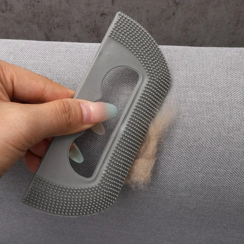 Pet Hair Remover Brush Soft Rubber Brush Scraper Dog Cat Hair Sticky Daily Pet Care Tools Reusable Waterproof Fur Lint Remover