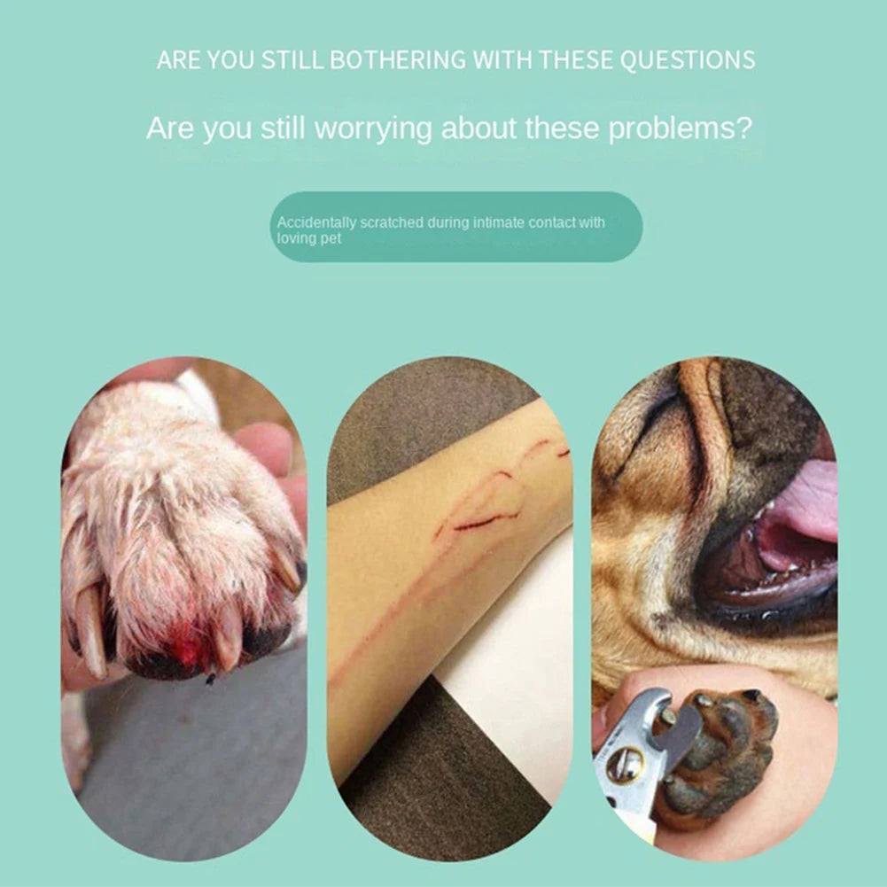 Electric Pet Nail Trimmer Rechargeable Pet Nail Grinder Dog Nail Trimmer Suitable for Small Middle Large Dogs and Cats