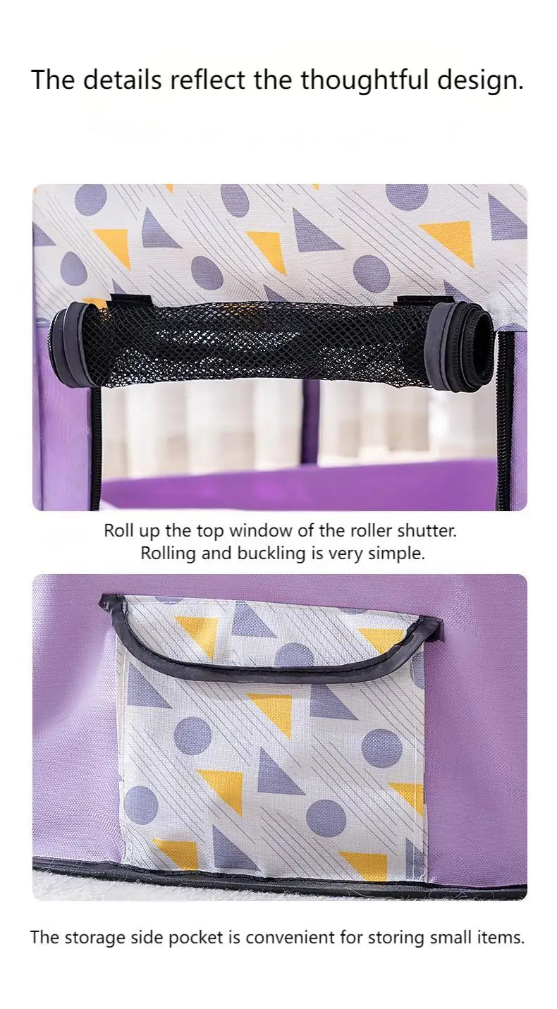 Foldable Mesh Ventilated Circular Cat Nest Outdoor/Indoor for both Dogs and Cats Extra-large and Comfortable Cat Birthing House