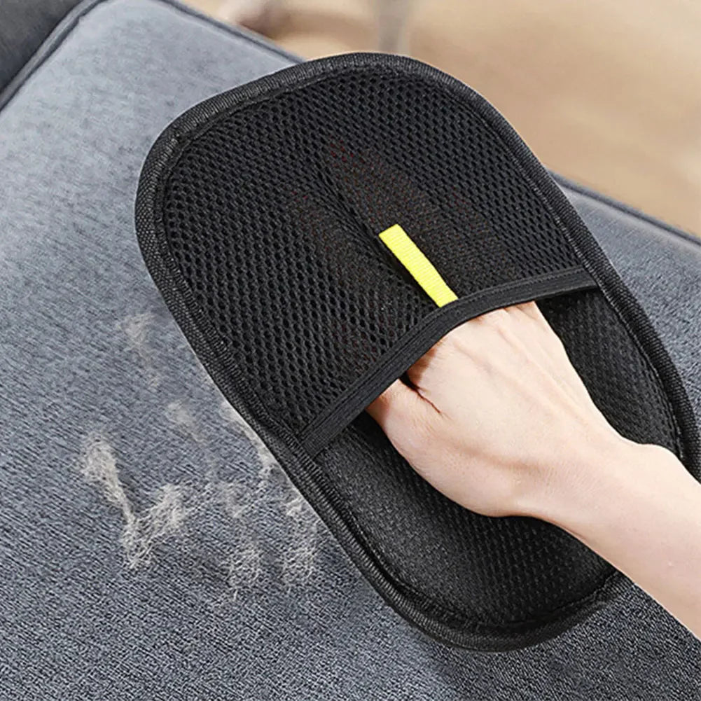 Pet Hair Removal Glove: The Grooming Brush & Furniture Cleaner in One! Reusable Tool for Dog & Cat Hair on Pets & Home