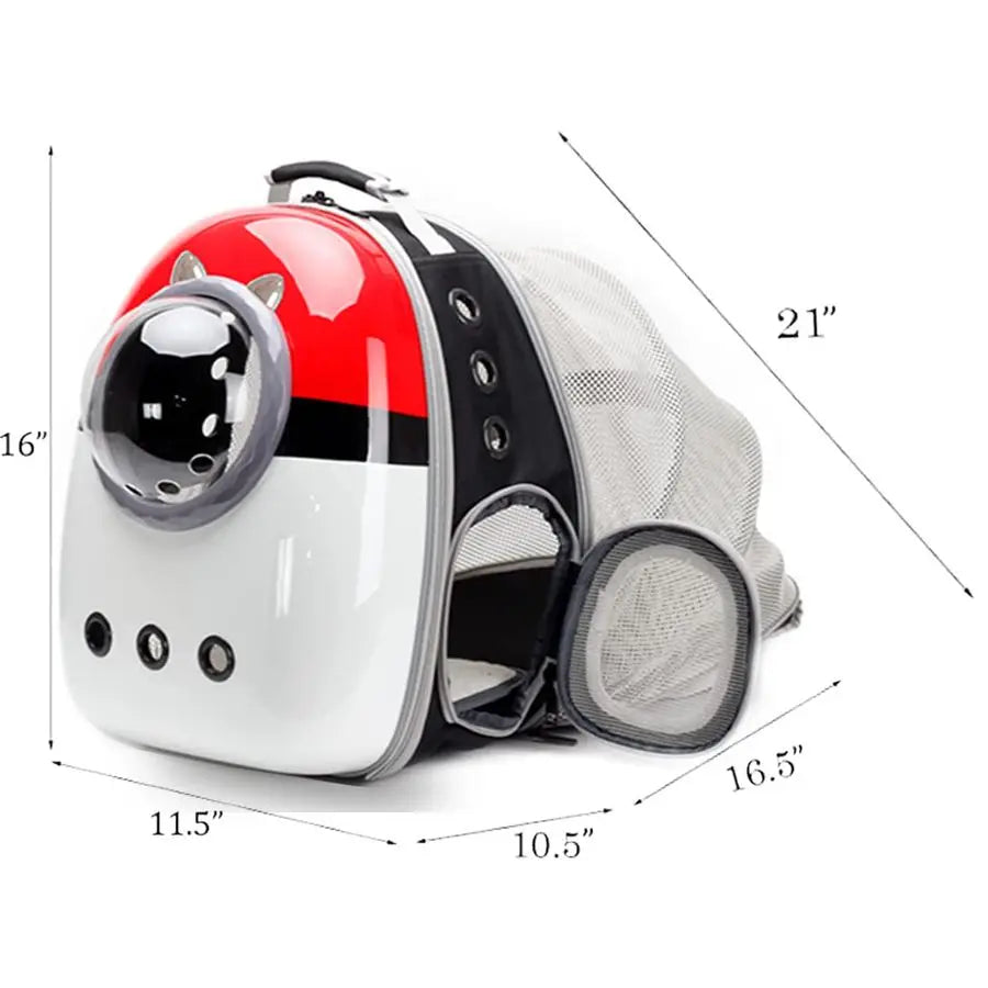 Expandable Cat Carrier Backpack, Backpack for Cats Kitten Small Puppy, Airline Approved Cat Bubble Backpack, Space Capsule Astro