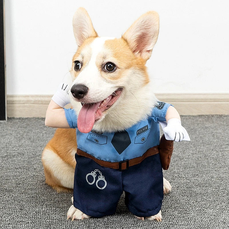 Funny Cat Clothes Dog Cat Cosplays Clothes Pet Jumpsuit Suit Dog Dress Chihuahua French Bulldog Dog Outfits Clothing