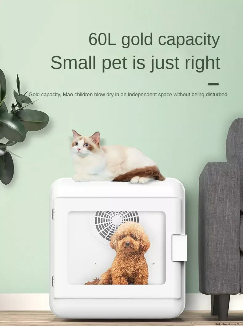 Household Pet Drying Box Pet Water Blower and Hair Dryer Box Pet Dry Room Cat and Dog Dryer Multifunctional Pet Hair Dryer