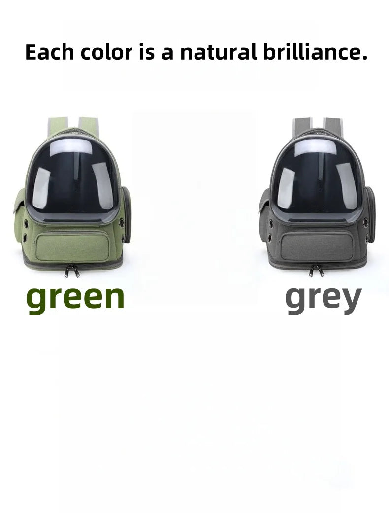 Transparent Pet Carrier Backpack Ideal Cat Accessories Outdoor Pet Shoulder Bag Breathable Pet Supplies With Ample Ventilation