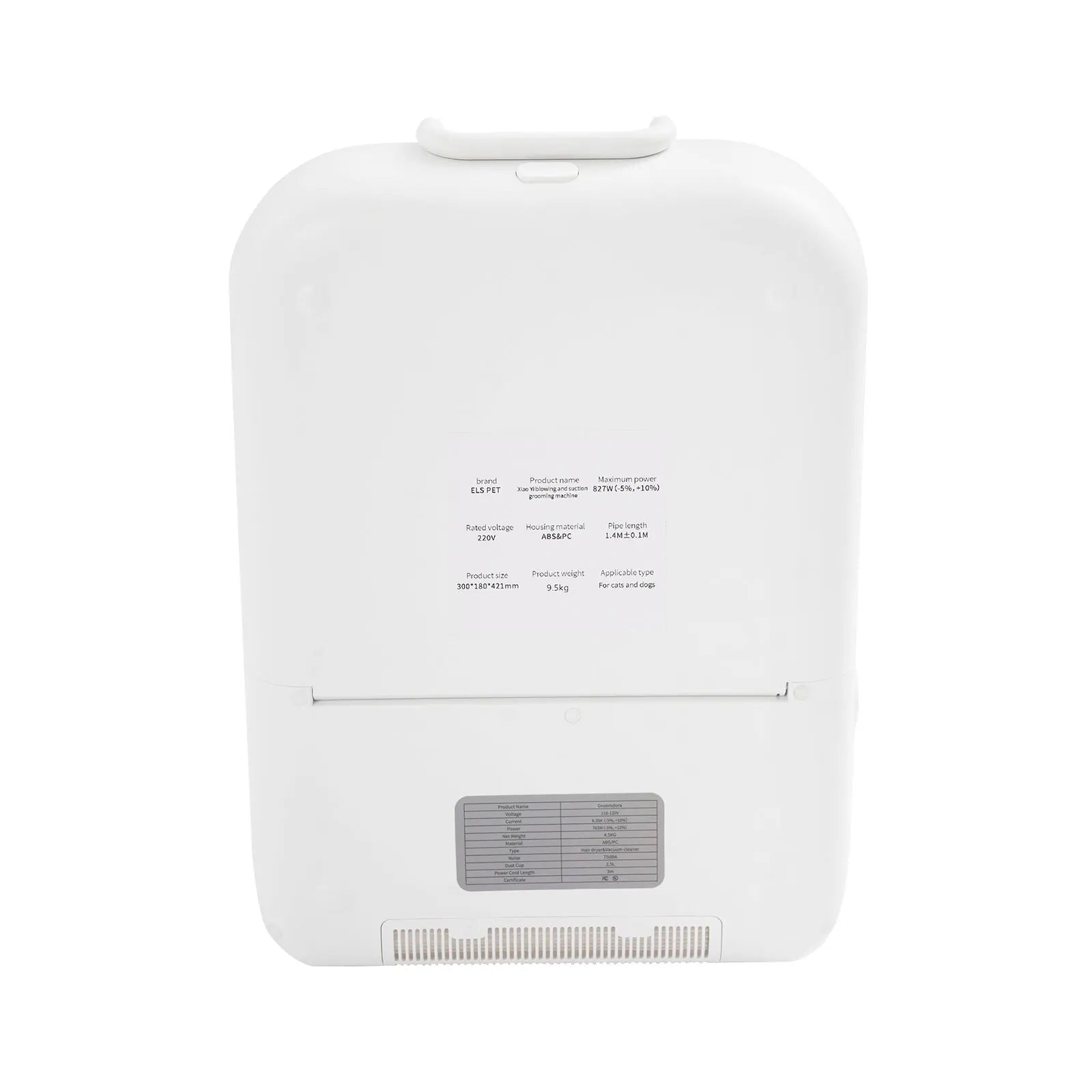 Dog Grooming Vacuum Kit Pet Dryer Multifunctional Pet Dryer