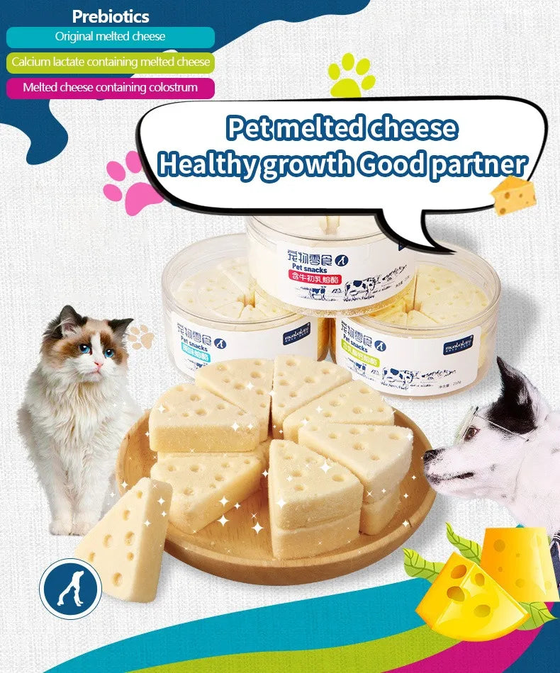 Pet Freeze-dried Food High Calcium Cheese Rich in Nutrients Cat Dog Snacks Aid Digestion Snacks Calcium Supplements Dairy tablet