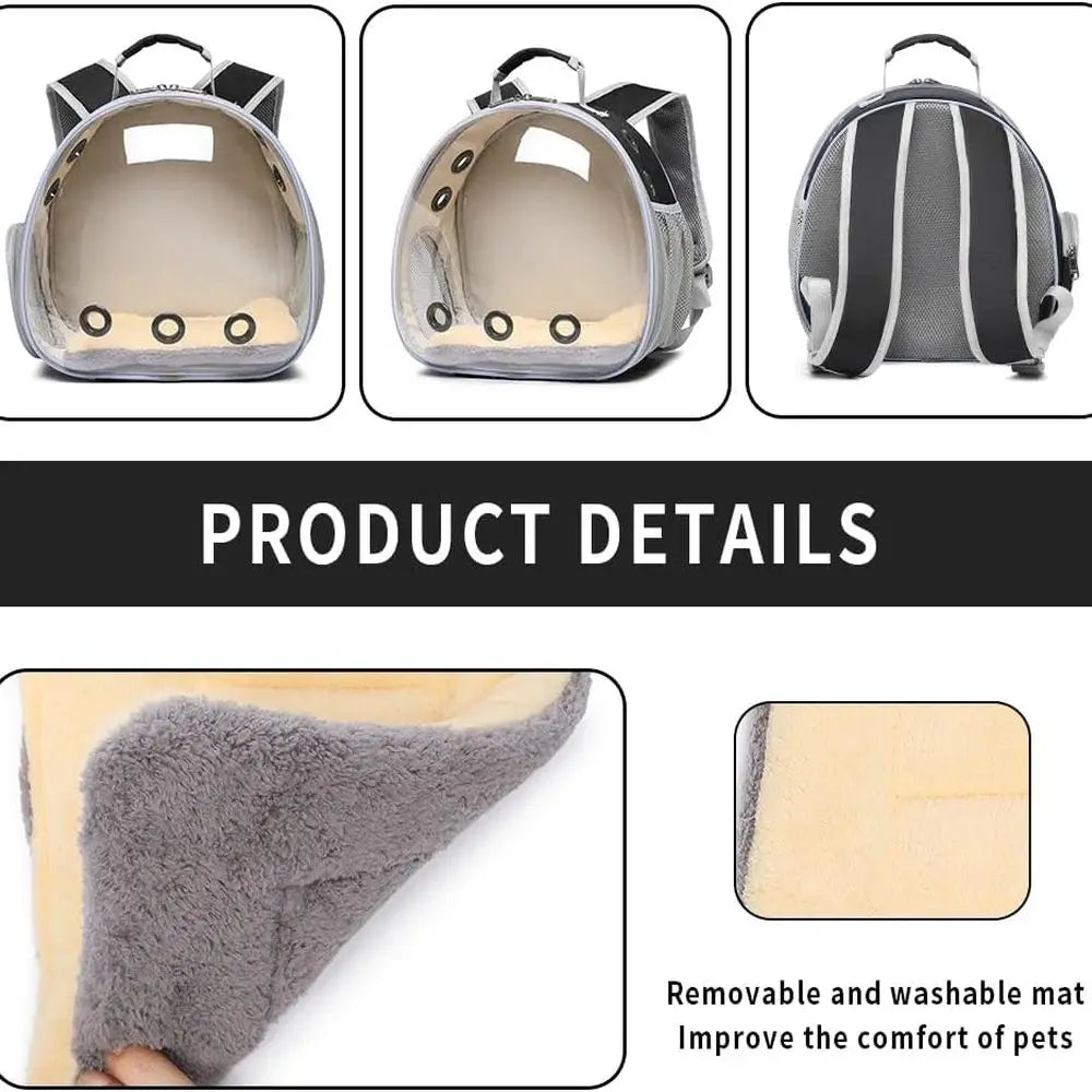 Bunny Carrier, Guinea Pig Carrier,Small Animal Carrier Backpack for Rabbit,Bearded Dragon, Lizard,Hamster,Kitten. Breathable Pet