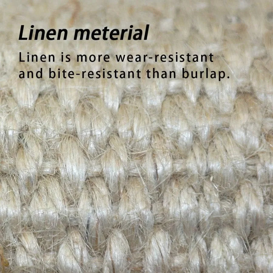 Dog Tug Toy Dog Bite Jute Pillow Pull Toy with 2 Strong Handles Perfect for Tug of War Puppy Training Interactive Play Bite Tra