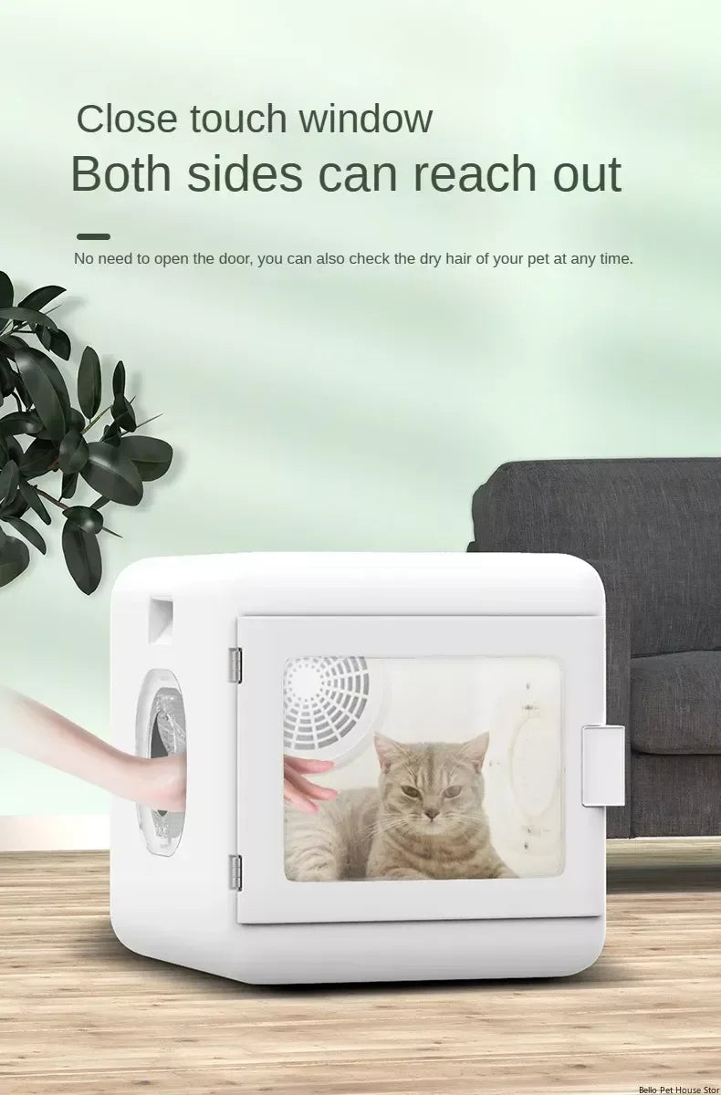 Household Pet Drying Box Pet Water Blower and Hair Dryer Box Pet Dry Room Cat and Dog Dryer Multifunctional Pet Hair Dryer