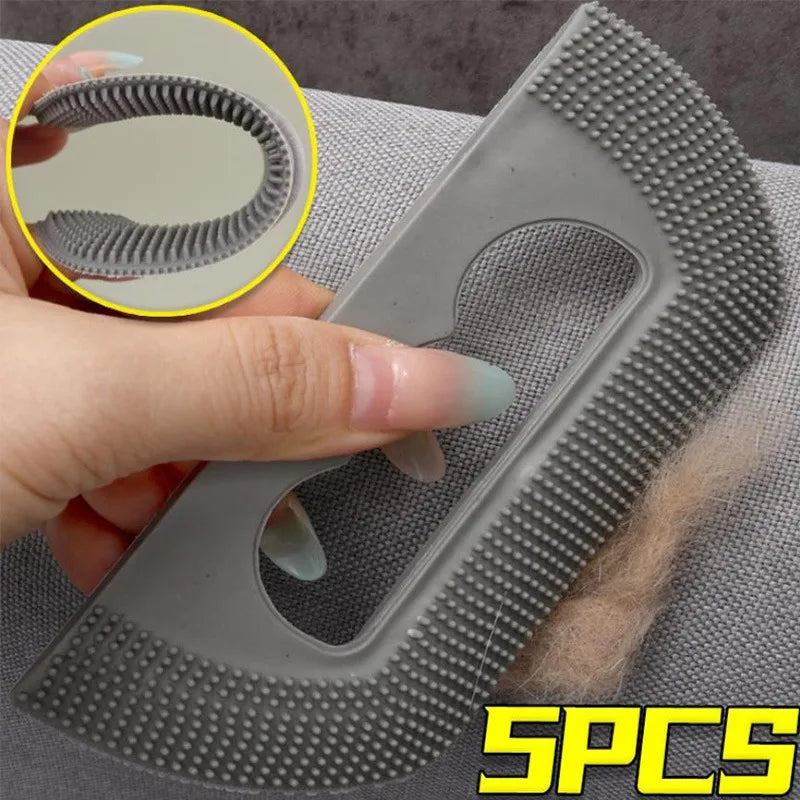 Pet Hair Remover Brush Soft Rubber Brush Scraper Dog Cat Hair Sticky Daily Pet Care Tools Reusable Waterproof Fur Lint Remover