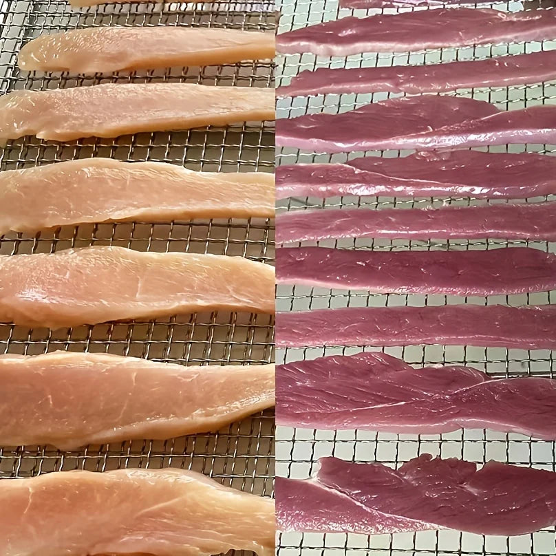 150g/5.29oz  Chicken Jerky and Duck Jerky Dog Treats For Small, Medium, Large Dog, Made With Real Pure Chicken, Healthy