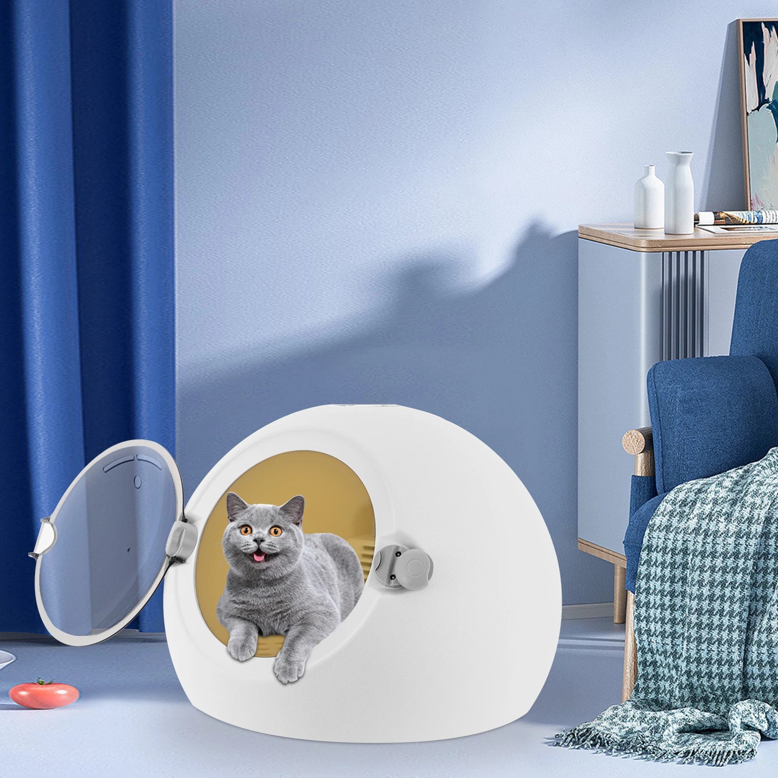 Automatic Pet Dryer Machine Cat Dogs Dryer Box 600W/1000W/2800W Smart Dryer Water Blower Adjustable Blow-Dryer for Pet Grooming