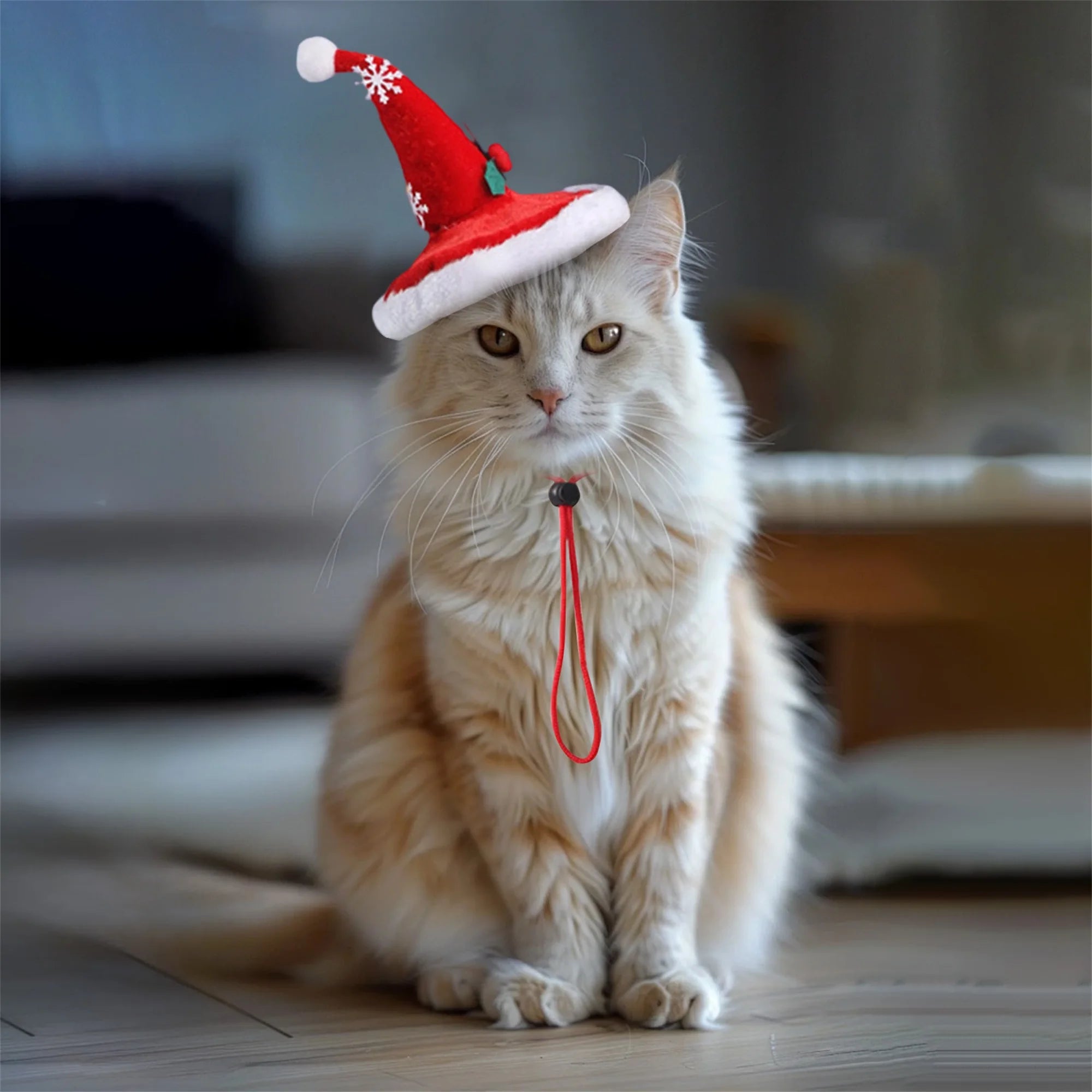 Christmas Dog Costume Santa Claus Outfit with Hat and Scarf Festive Pet Apparel for Holiday Party Dress-up and Photoshoot