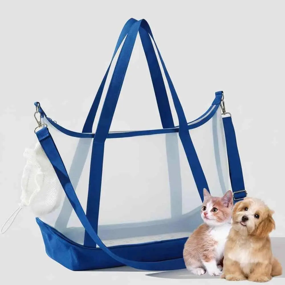 Dog Purse Carrier for Small Dogs, Cats - Dog Carrier Purse for Small Animals up to 22lbs, Collapsible Breathable Pet Carrier Sli