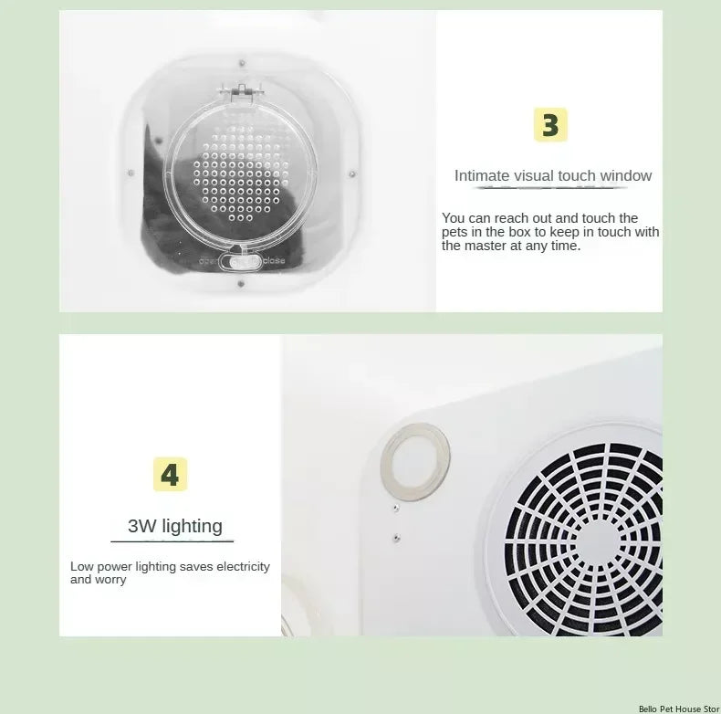 Household Pet Drying Box Pet Water Blower and Hair Dryer Box Pet Dry Room Cat and Dog Dryer Multifunctional Pet Hair Dryer