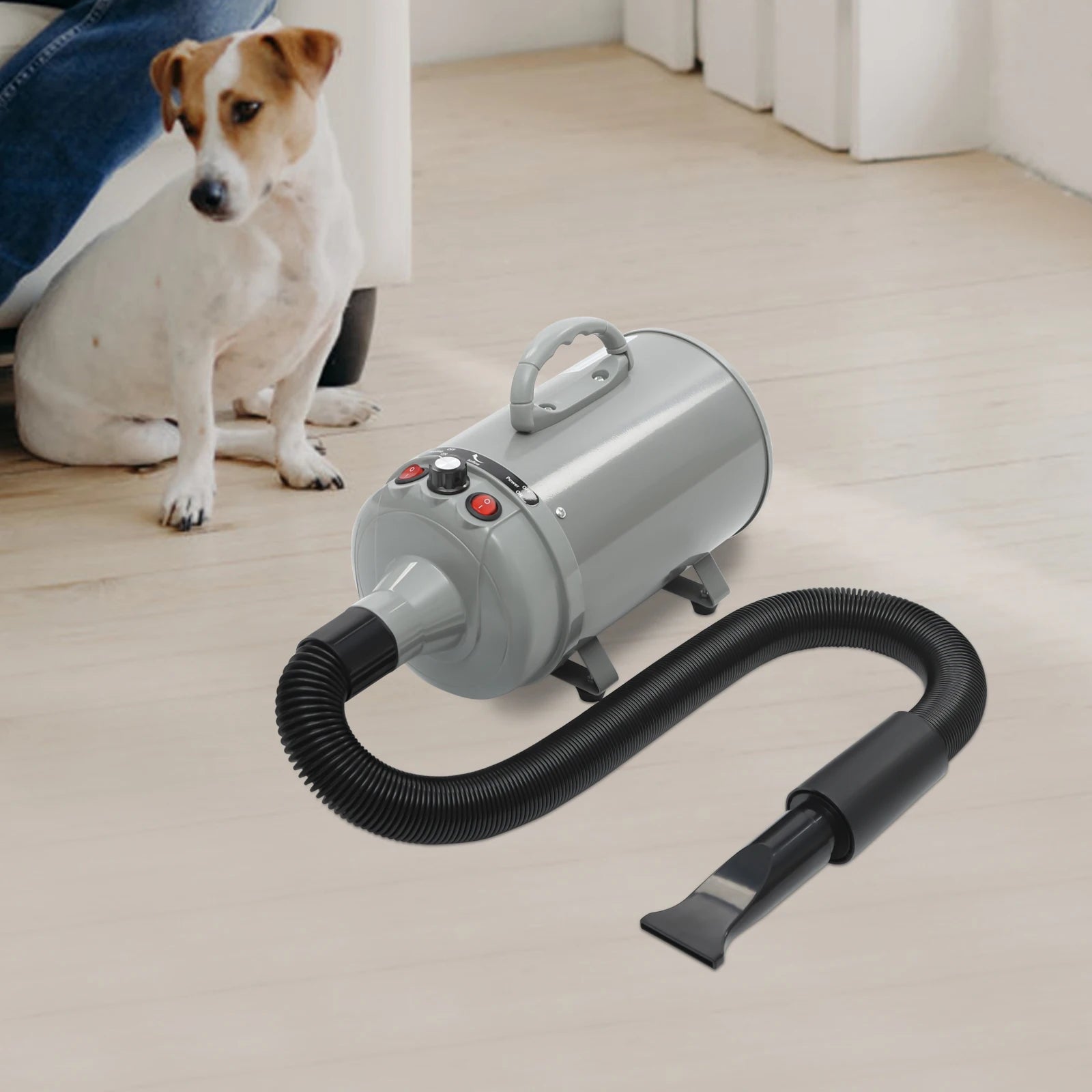 2200w High-Power Dog Blow Dryer Adjustable Wind Speed Cat Hair Dryer Professional Drier Pet Supplies for Pet Hair Grooming