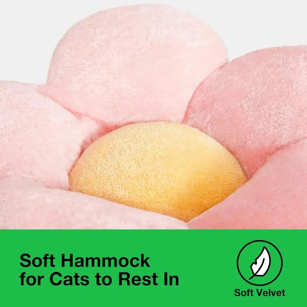 VETRESKA 41.3" Cat Scratching Post with Bed, Tall Cat Scratch Post for Indoor Cats, 2-in-1 Cat Tree Tower, Extra Large Sisal Cat