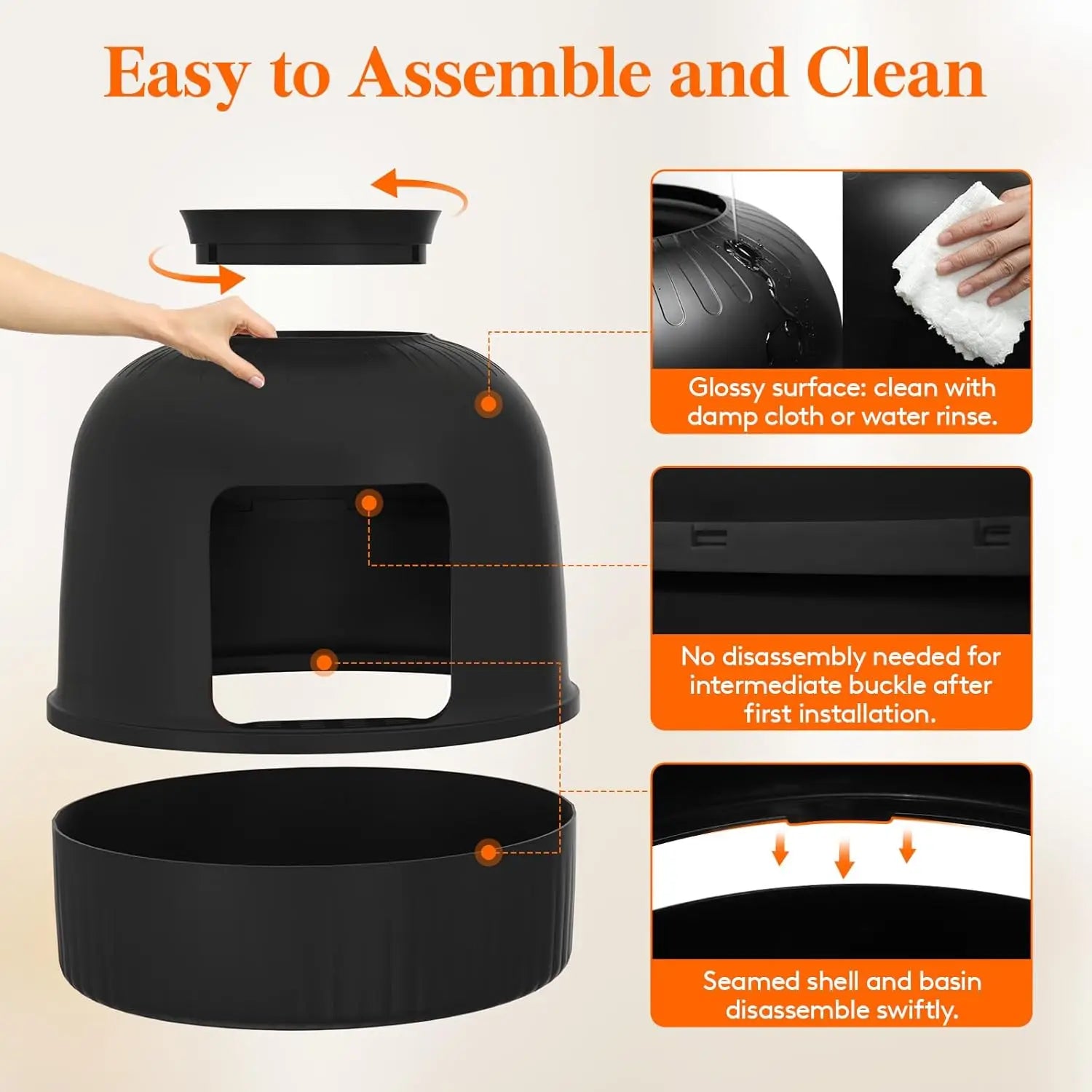 Furniture.Litter Box Cat with Faux Plant & Scoop, Hidden Enclosure Litter Tray with Odor Control & Carbon Filter sofa