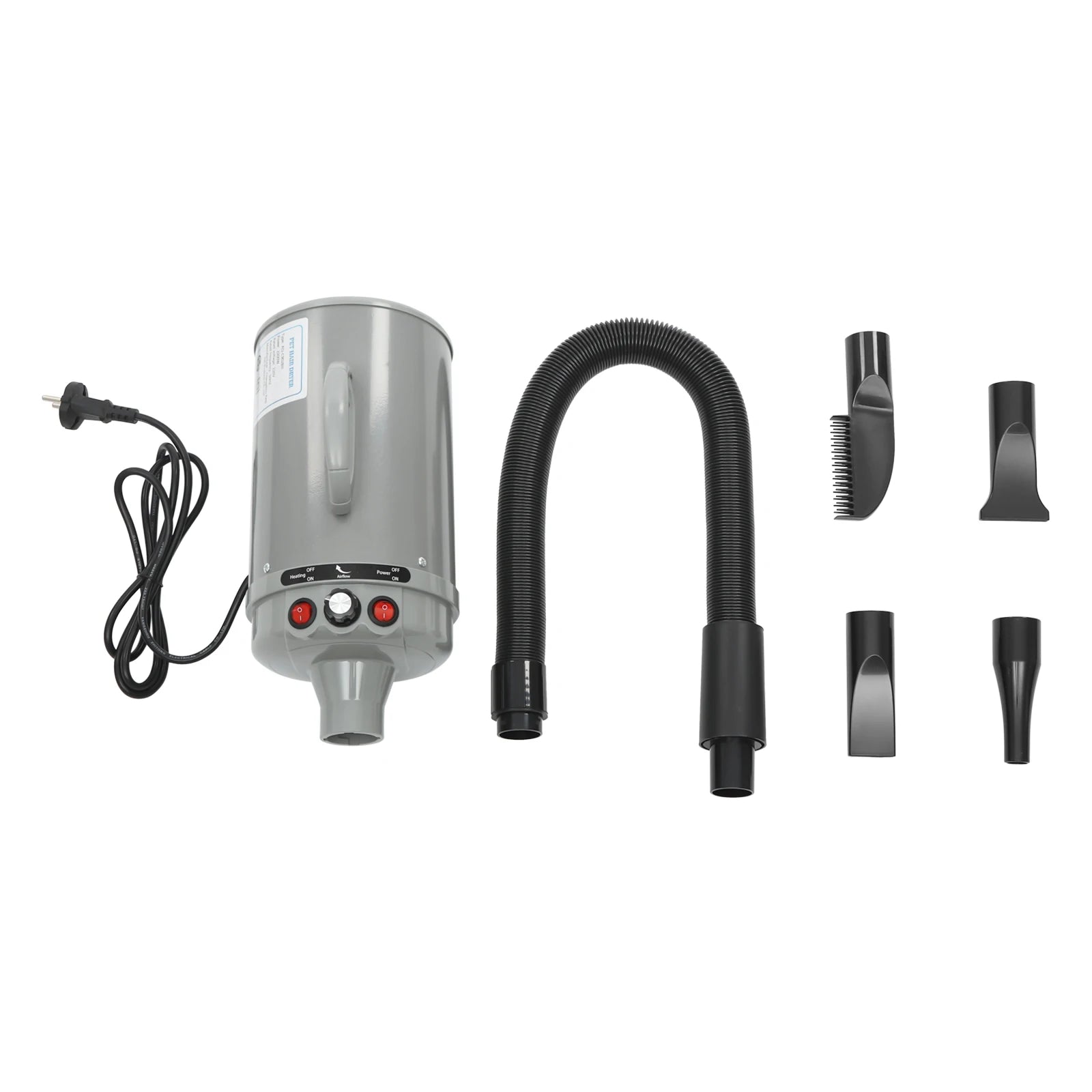 2200w High-Power Dog Blow Dryer Adjustable Wind Speed Cat Hair Dryer Professional Drier Pet Supplies for Pet Hair Grooming