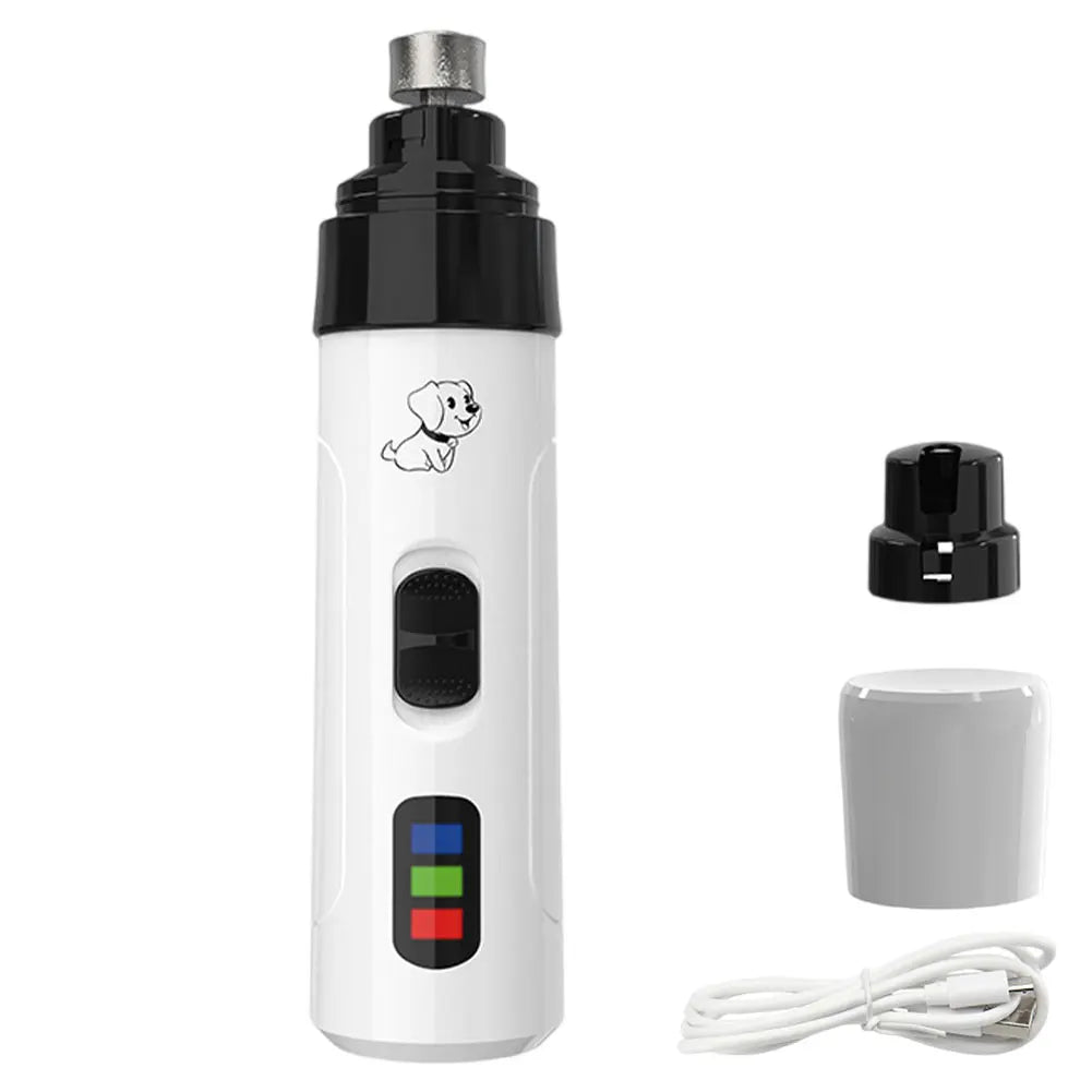 Electric Pet Nail Trimmer Rechargeable Pet Nail Grinder Dog Nail Trimmer Suitable for Small Middle Large Dogs and Cats