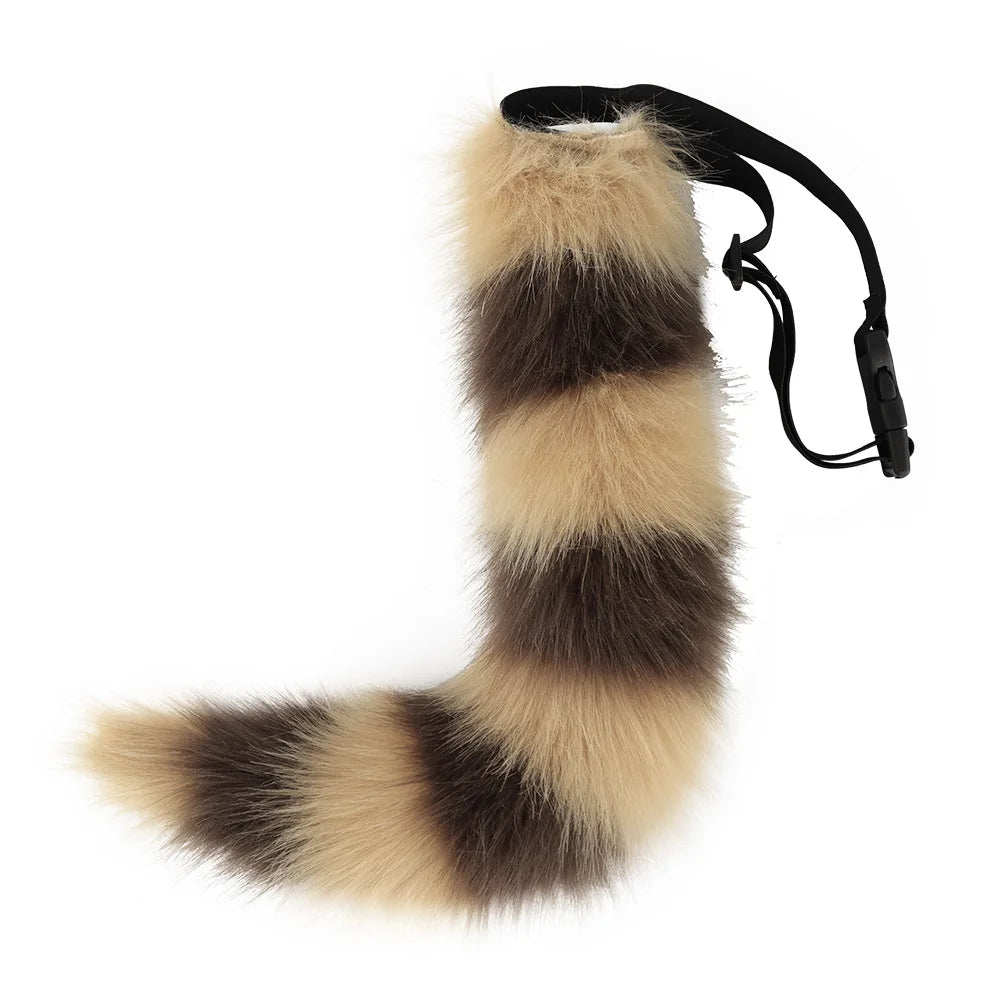 Anime Animal Tail Cosplay Costumes Props Cat Fox Plush Tails Role Play Halloween Party Kawaii Accessories