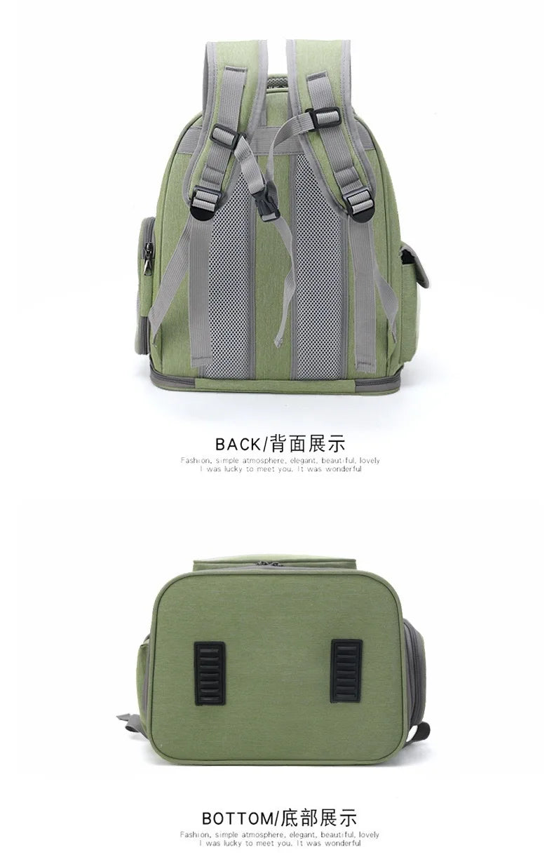 Transparent Pet Carrier Backpack Ideal Cat Accessories Outdoor Pet Shoulder Bag Breathable Pet Supplies With Ample Ventilation