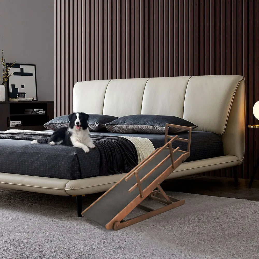 Dog Ramp For Bed Car Couch Truck Folding Pet Ramp Stairs Suit Small & Large Dog