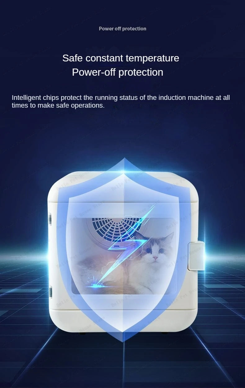 Household Pet Drying Box Water Blower Blowing Box Cat & Dog Dryer Intelligent Drying Box Sterilizable Dog Dryer Machine