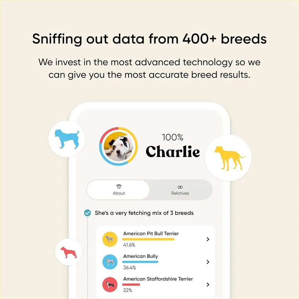 Embark Breed & Health Kit - Dog DNA Testing Kit - Discover Breed, Ancestry, Relative Finder, Genetic Health, Traits, Allergy Ris