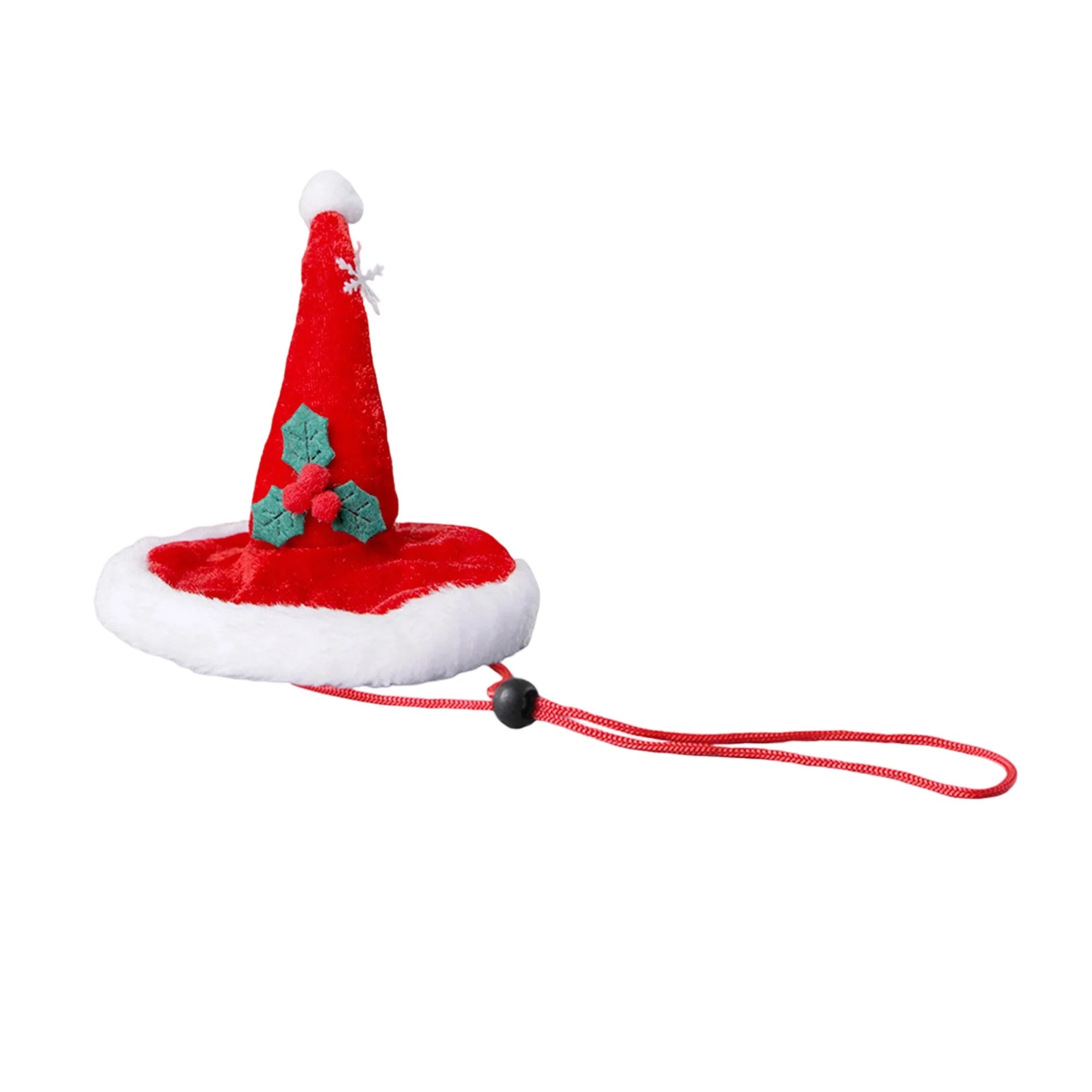 Christmas Dog Costume Santa Claus Outfit with Hat and Scarf Festive Pet Apparel for Holiday Party Dress-up and Photoshoot