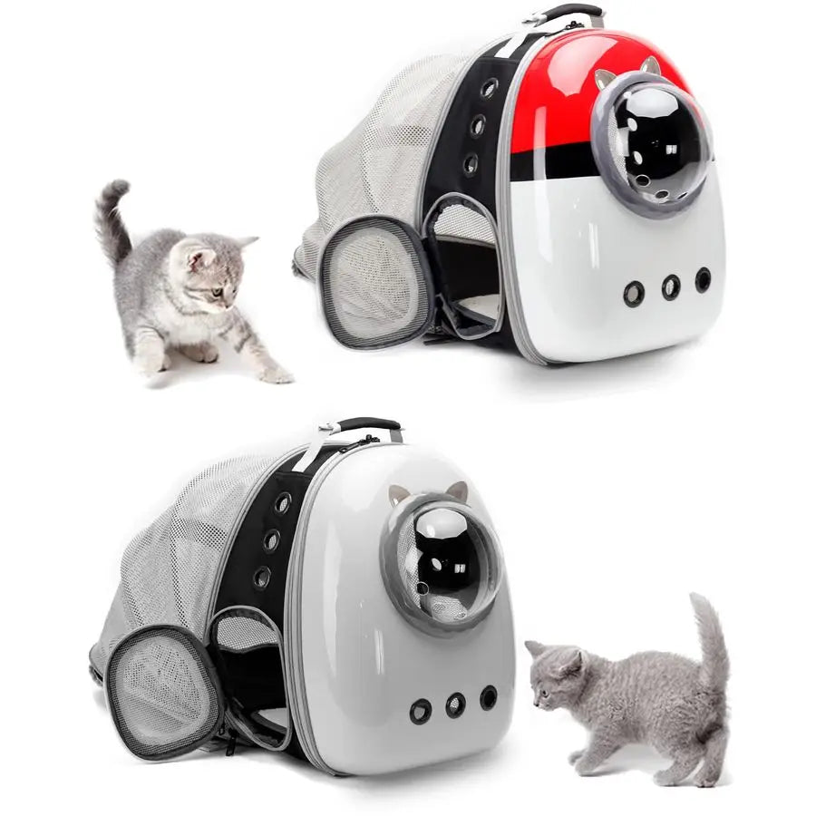 Expandable Cat Carrier Backpack, Backpack for Cats Kitten Small Puppy, Airline Approved Cat Bubble Backpack, Space Capsule Astro