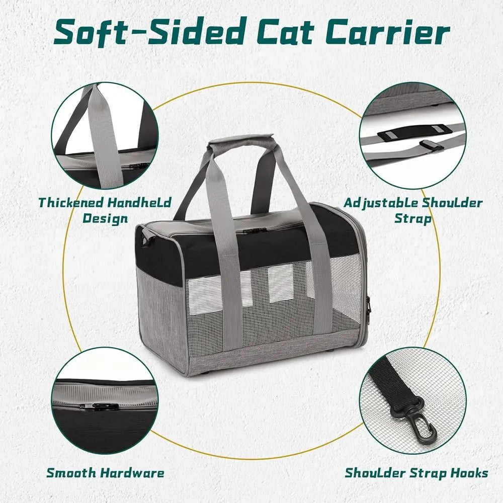 Bunny Carrier for Travel Camping Outdoor, Small Pet Carrier, Guinea Pig Carrier, Breathable Pet Portable Hand Bag for Hamster Bu
