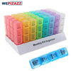 Monthly Pill Organizer 4 Times A Day, Daily Pills Box Organizer, One Month Medicine Pill Case, Pills Holder To Hold Supplement