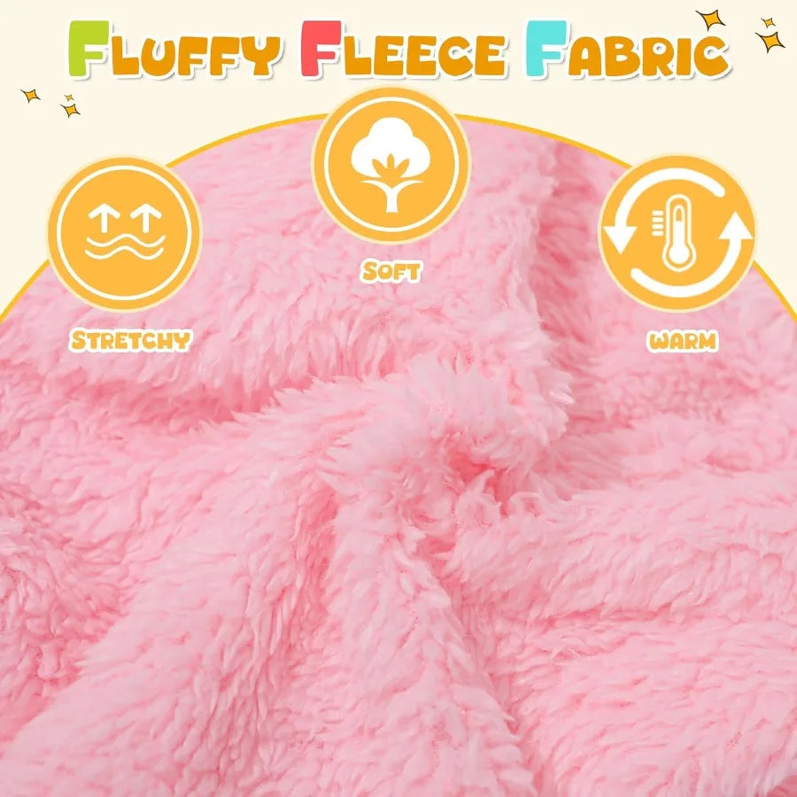 Dog Sweaters for Small Dogs Winter Fleece Puppy Sweaters for Teacup Yorkie Chihuahua Clothes Cute Pink XXS Dog Sweater Warm Sof