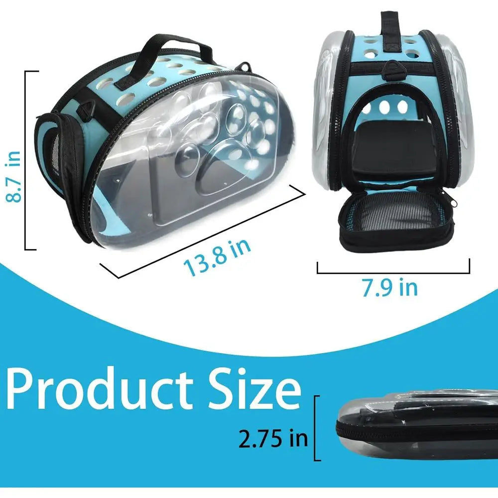 Carrier Bag for Guinea Pig,Portable Small Animal Carriers Pouch,Outgoing Rabbit Travel Carrying Case with 10PCS Disposable Under