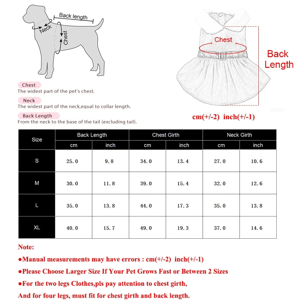 Cute Pet Dresses Christmas Festival Party Costume For Small Dogs Cats Red Princess Skirt Gifts Yorkshire French bulldog Clothes