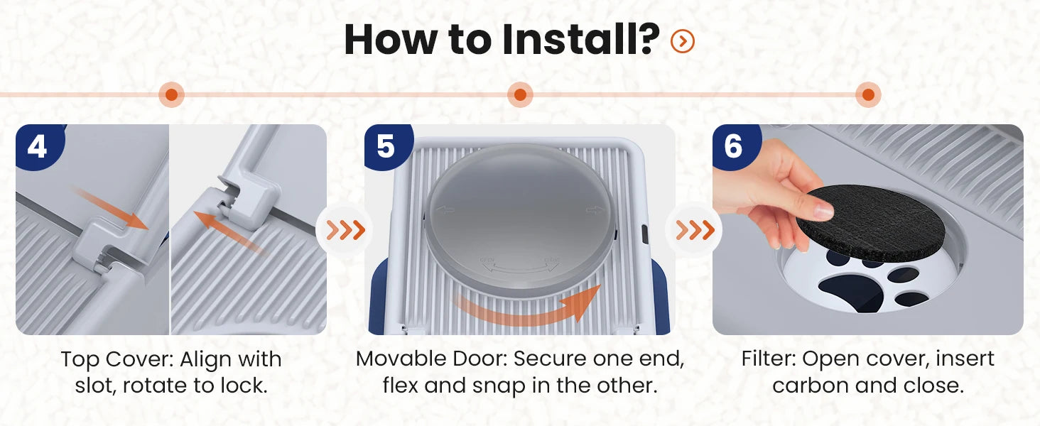 Stainless Steel Cat Litter Box Non-Stick Odor Control Easy Clean with Lid&Scoop Rust-proof Durable Stainless Steel Pet Toilet