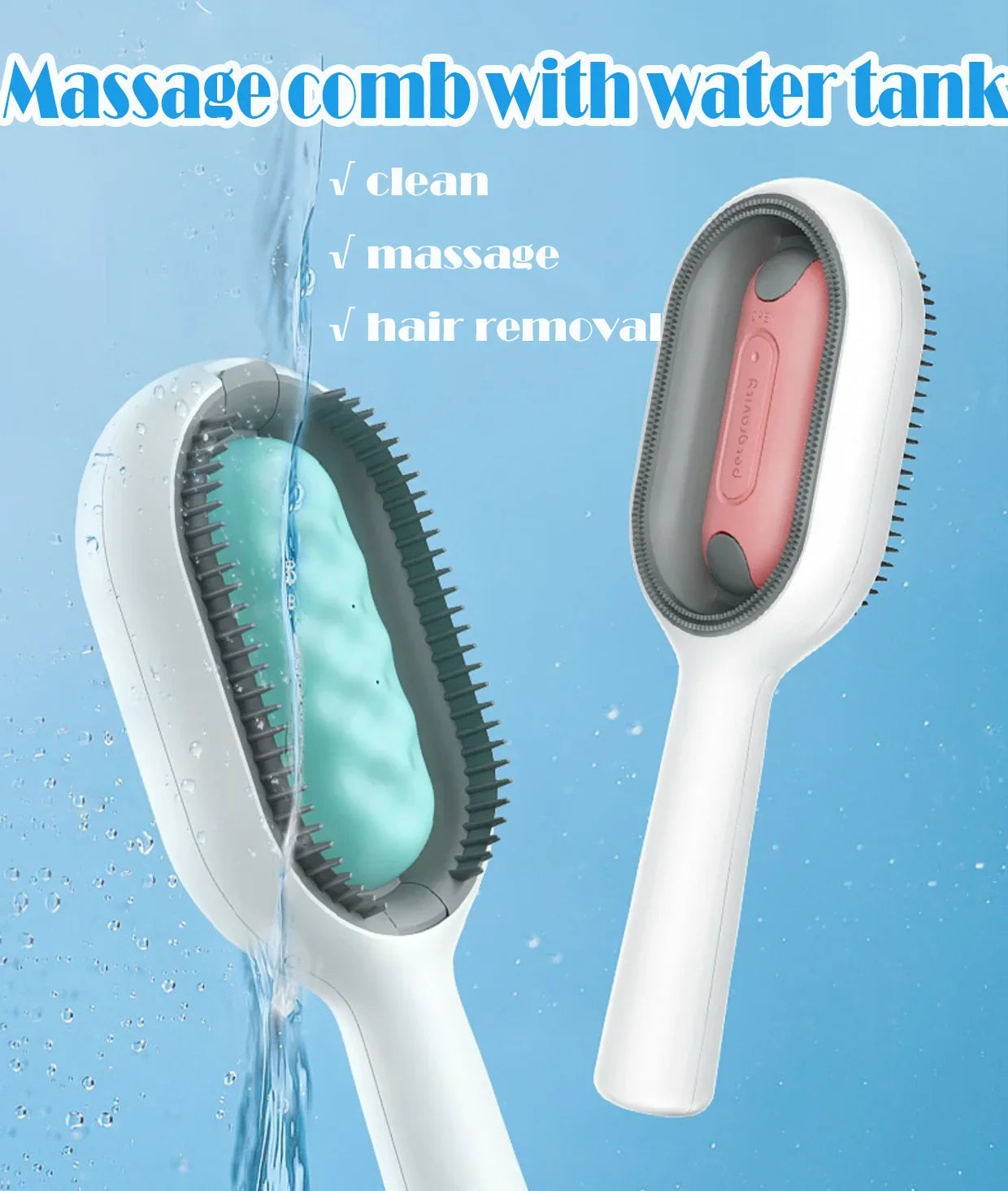 Pet Products Cat Comb for Cats Pet Hair Remover Brush Dog and Cat  Brush Accessories dogs Animal Cat Massage Grooming Wool Brush