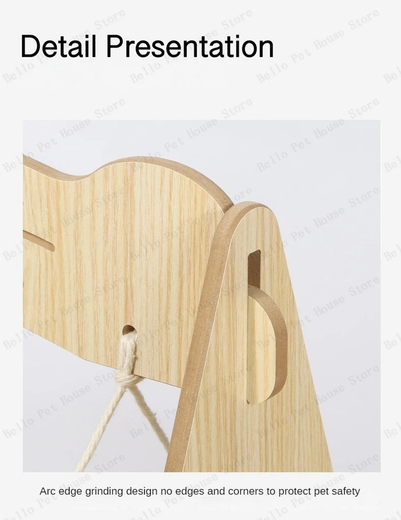 Multifunctional Luxury Cat Villa Double-story Pet House Four-season Universal Cat Nest Cat Hammock Pet Toys Pet Supplies